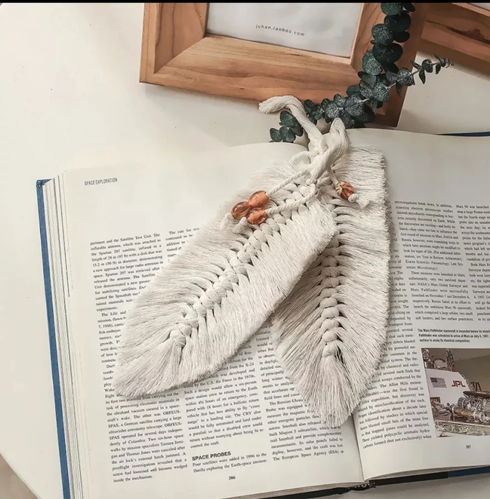 NEW Handmade Macrame Hanging Decoration, Hand Woven Bohemian Tassel Ornament